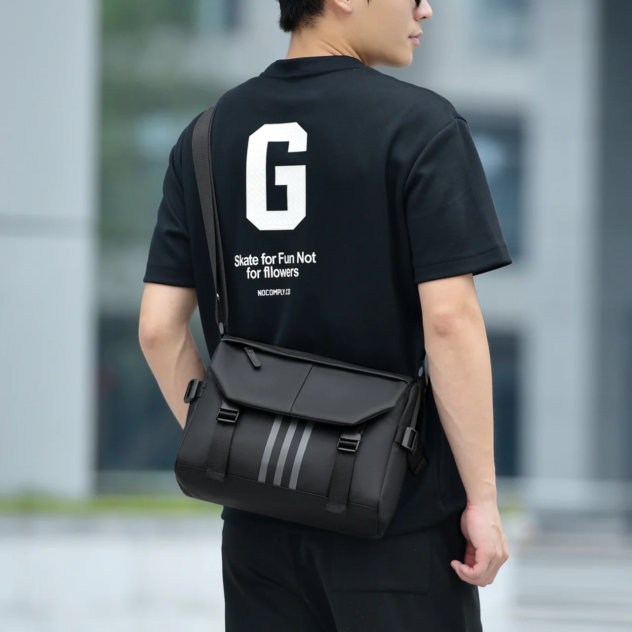 Aero Shield Men’s Crossbody Bag - Image 4