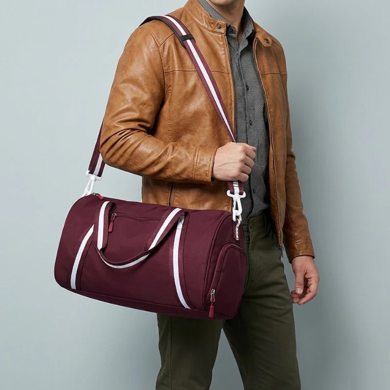 Aqua Split Gym Duffle Bag - Image 4