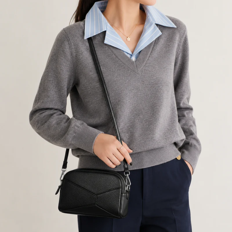 Aster Leather Phone Crossbody Bag - Image 4