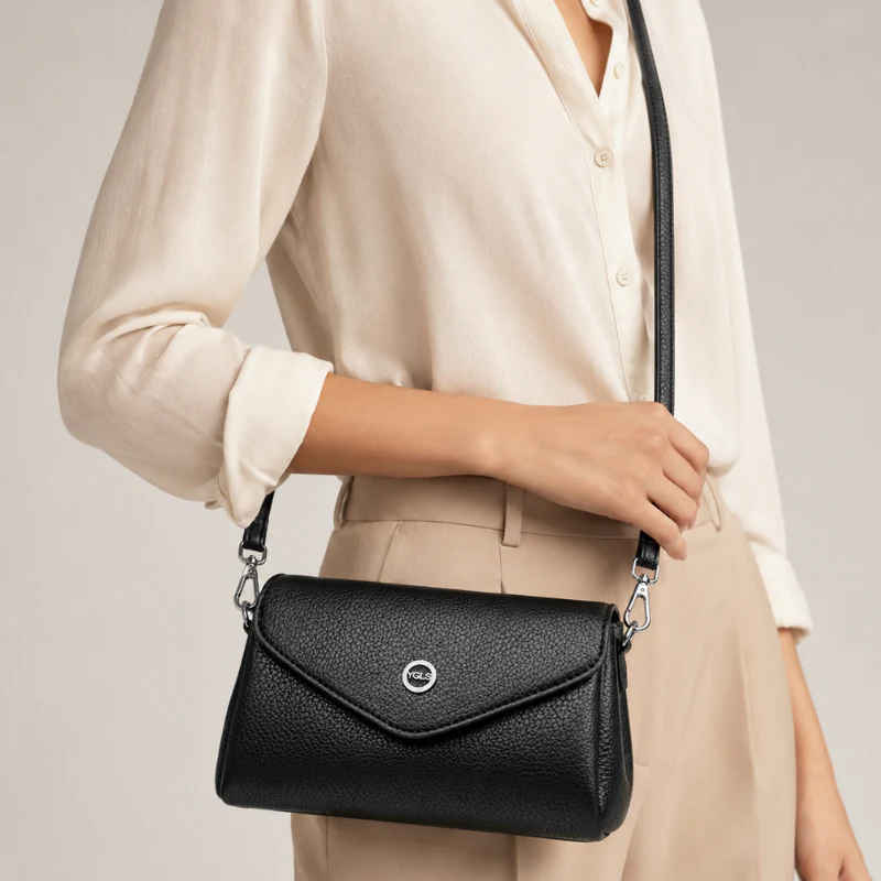 Aster Soft Leather Crossbody Bag - Image 4
