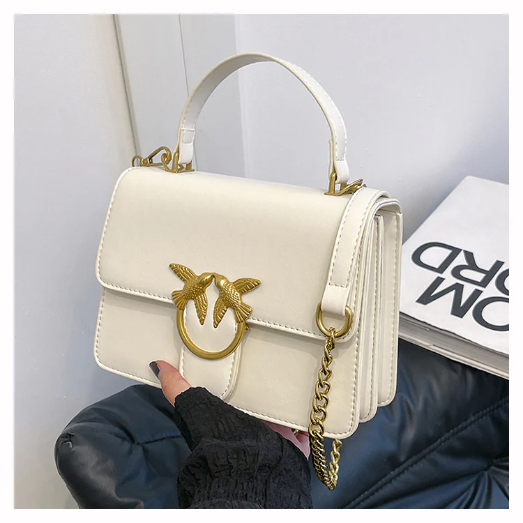 Aurelia Bird Lock Handbag - Image 6