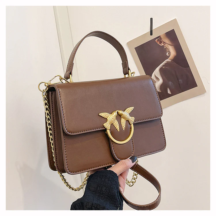 Aurelia Bird Lock Handbag - Image 8