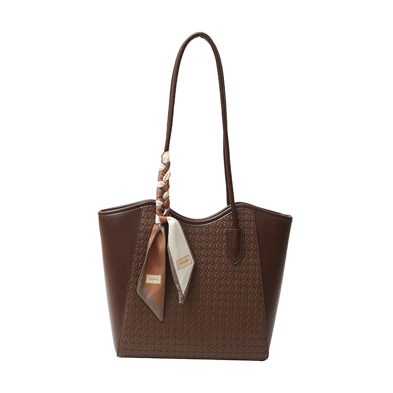 Aurelia Cross-Weave Large Capacity Tote Bag - Image 5