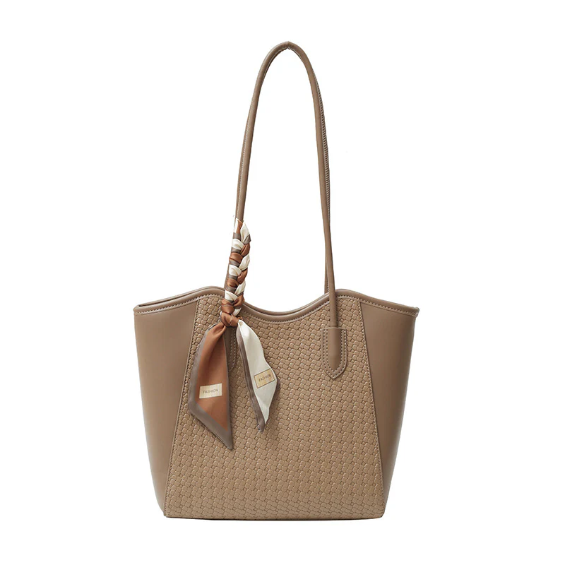 Aurelia Cross-Weave Large Capacity Tote Bag - Image 6