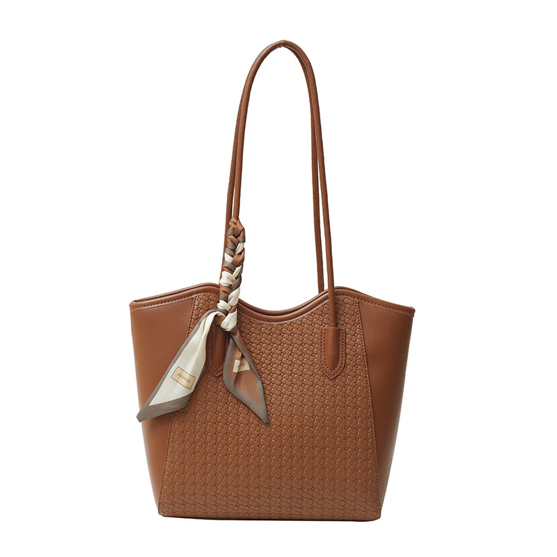 Aurelia Cross-Weave Large Capacity Tote Bag - Image 7