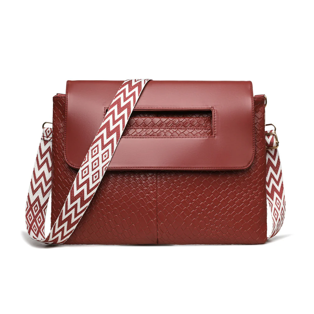 Avery Woven Shoulder Bag - Image 5