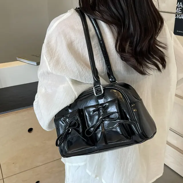 Ballet Style Bow Shoulder Bag - Image 4