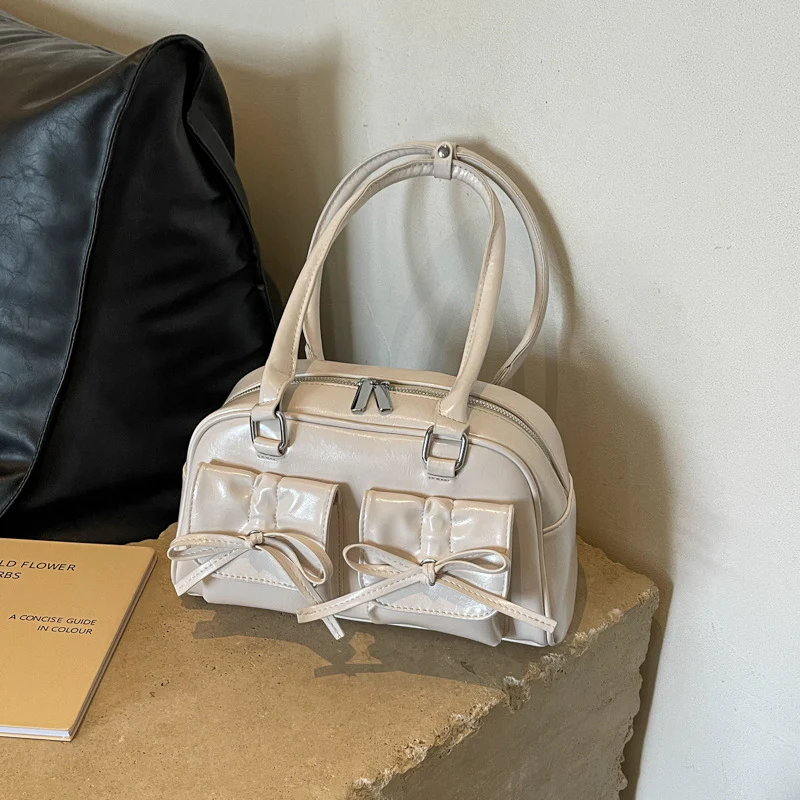 Ballet Style Bow Shoulder Bag - Image 5