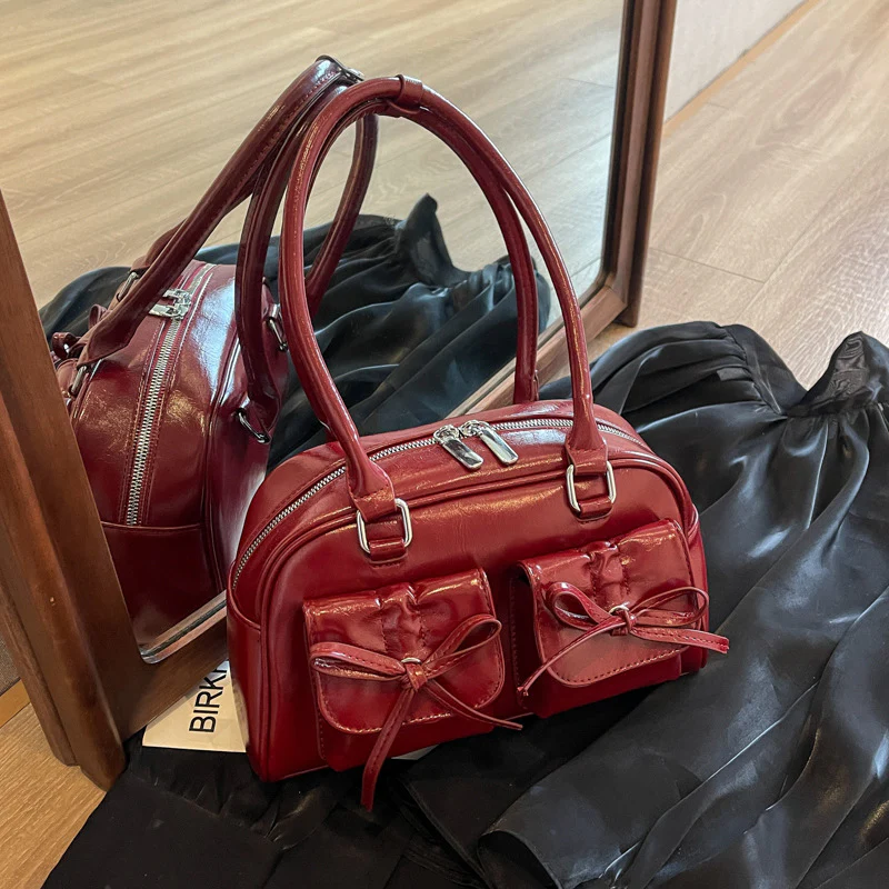 Ballet Style Bow Shoulder Bag - Image 6