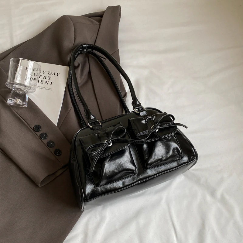 Ballet Style Bow Shoulder Bag - Image 7