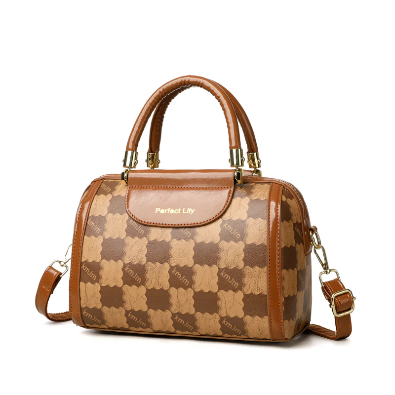 Blush Checkmate Handbag - Image 2