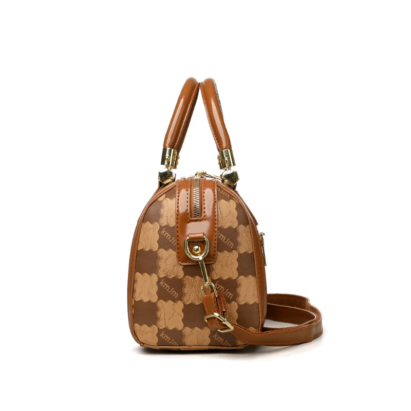 Blush Checkmate Handbag - Image 3