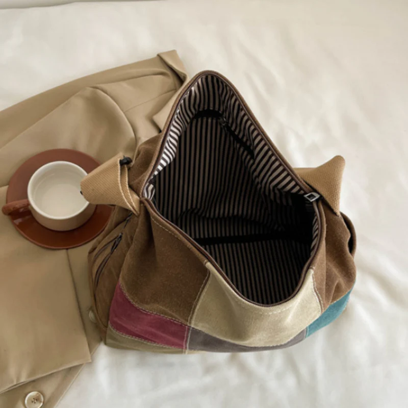 Boho Patchwork Shoulder Bag - Image 3