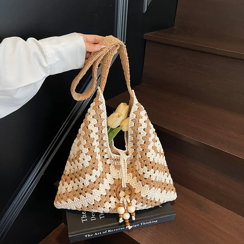 Boho Weave Shoulder Bag - Image 2