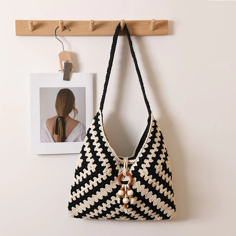 Boho Weave Shoulder Bag - Image 7
