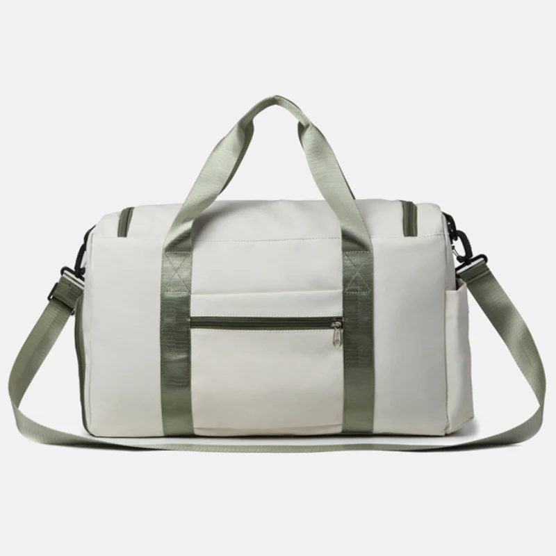 Contrast Color Oxford Sports Training Duffle Bag - Image 3