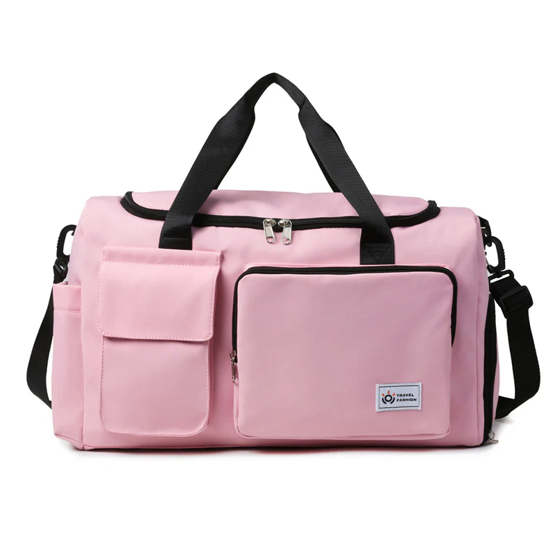 Contrast Color Oxford Sports Training Duffle Bag - Image 5