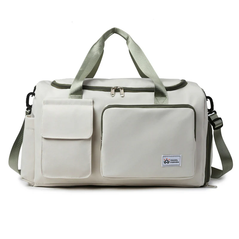 Contrast Color Oxford Sports Training Duffle Bag - Image 8