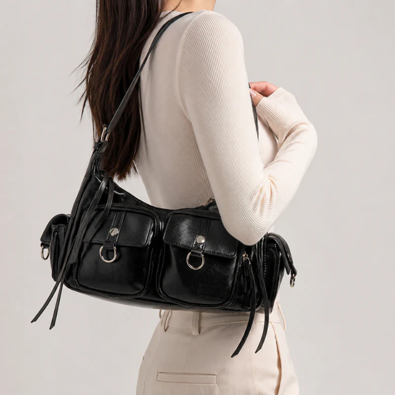 Bold Pocket Women’s Shoulder Bag - Image 4