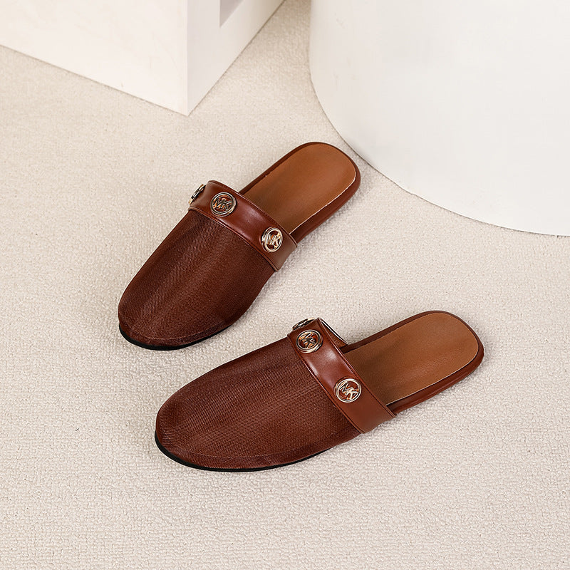 Breathable Mesh Hollow Out Slip On Sandals - Image 6