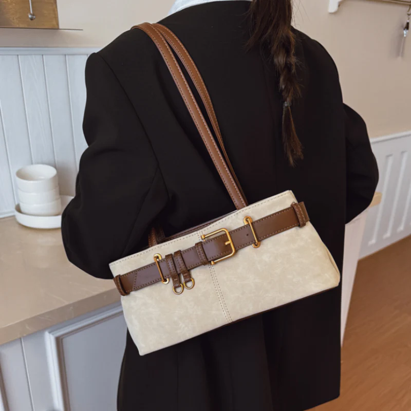Buckle Charm Shoulder Bag - Image 4