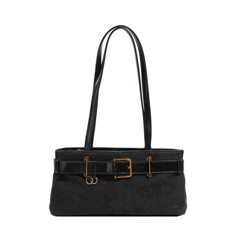 Buckle Charm Shoulder Bag - Image 5