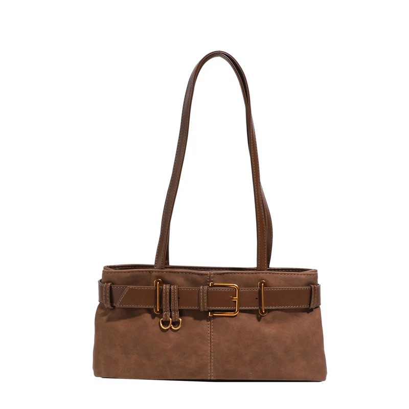Buckle Charm Shoulder Bag - Image 6