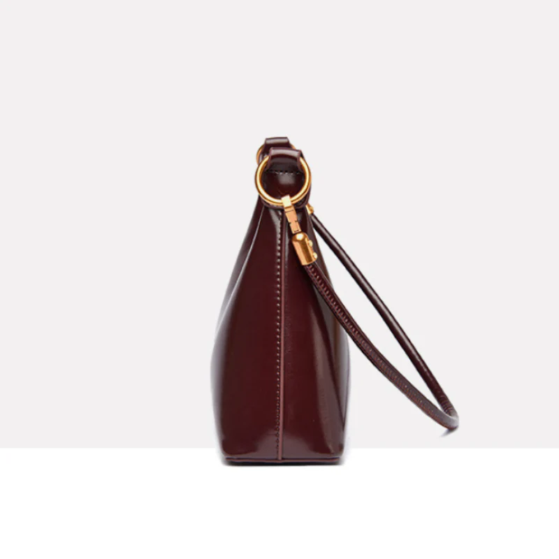 Celeste Patent Crescent Shoulder Bag - Image 2