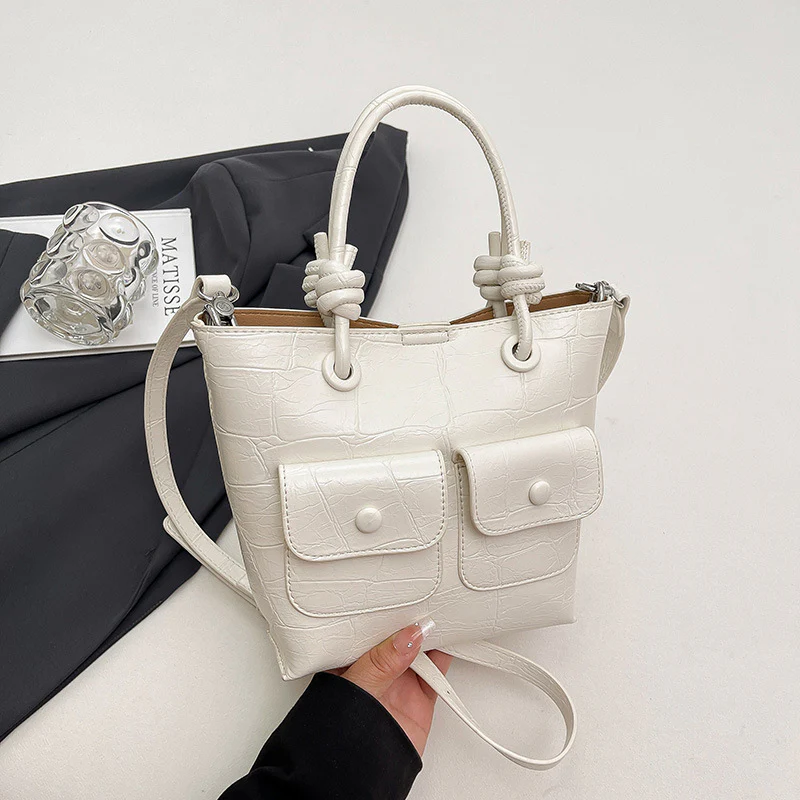 Chic Pocket Shoulder Bag - Image 3