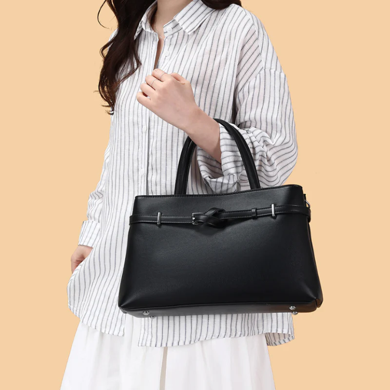 Classic Buckle Handbag - Image 4