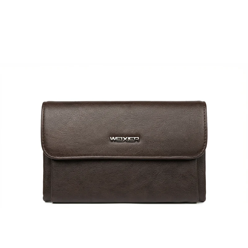 Classic Double Zipper Long Wallet - Image 5