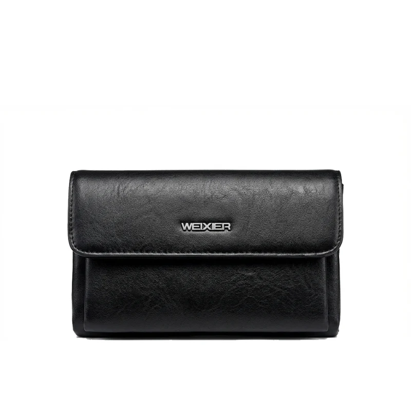 Classic Double Zipper Long Wallet - Image 6