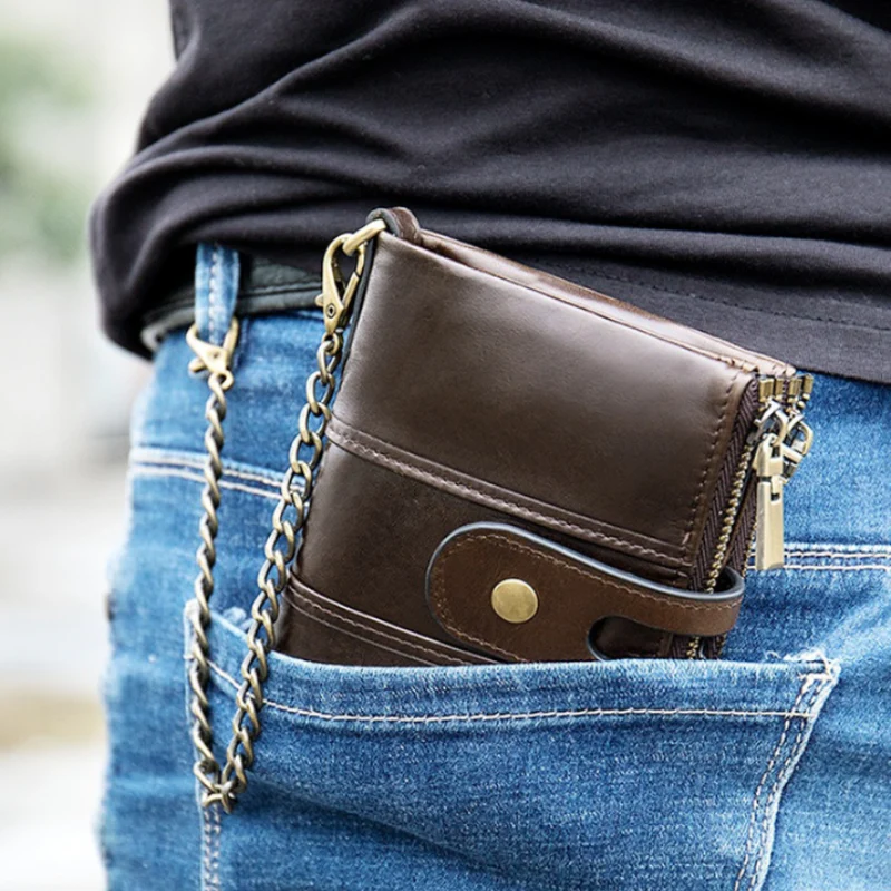 Classic Vintage Leather Wallet - Image 4
