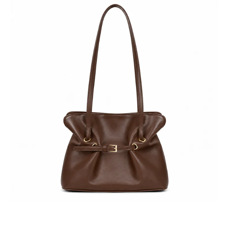 Cloud Luxe Pleated Shoulder Bag