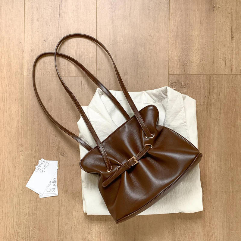 Cloud Luxe Pleated Shoulder Bag - Image 2