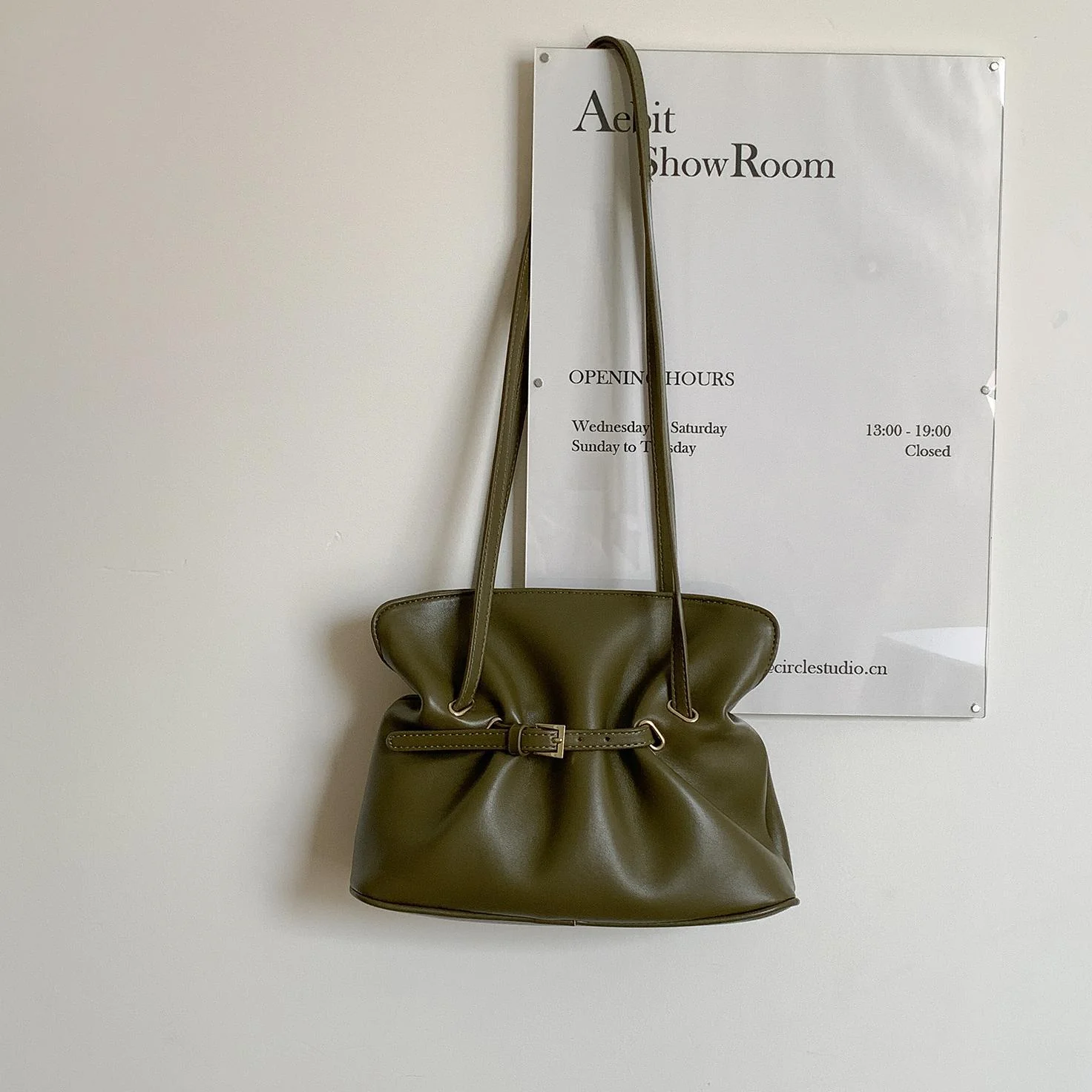 Cloud Luxe Pleated Shoulder Bag - Image 6