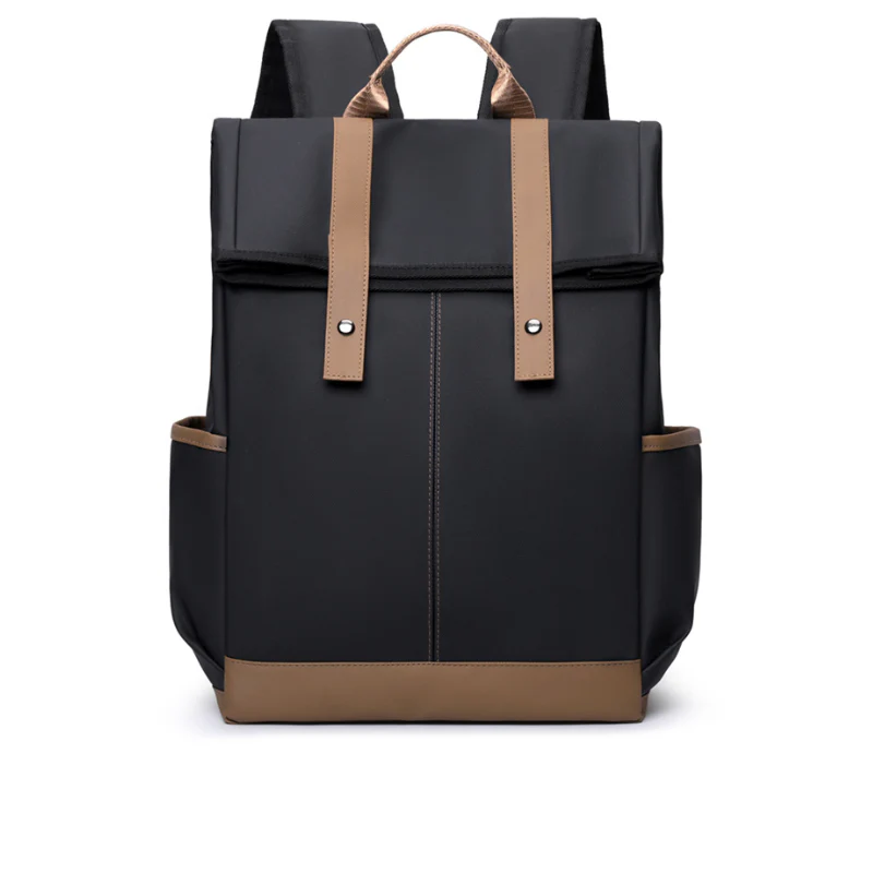 Color Block Flap Backpack
