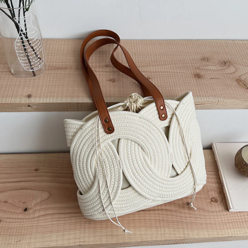 Creative Weave Shoulder Bag - Image 2