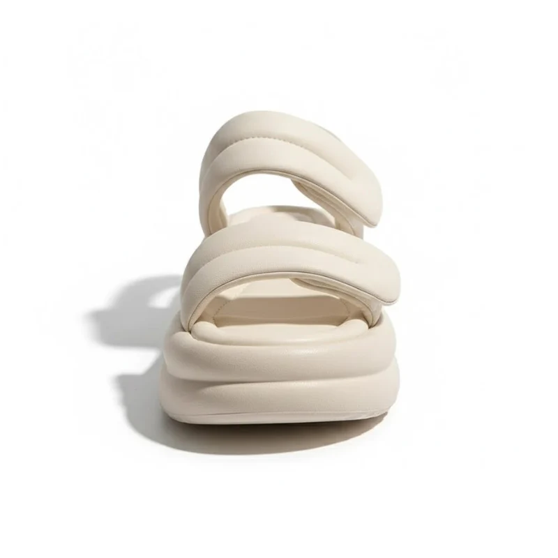 Cushioned Dual Strap Platform Sandals For Women - Image 2