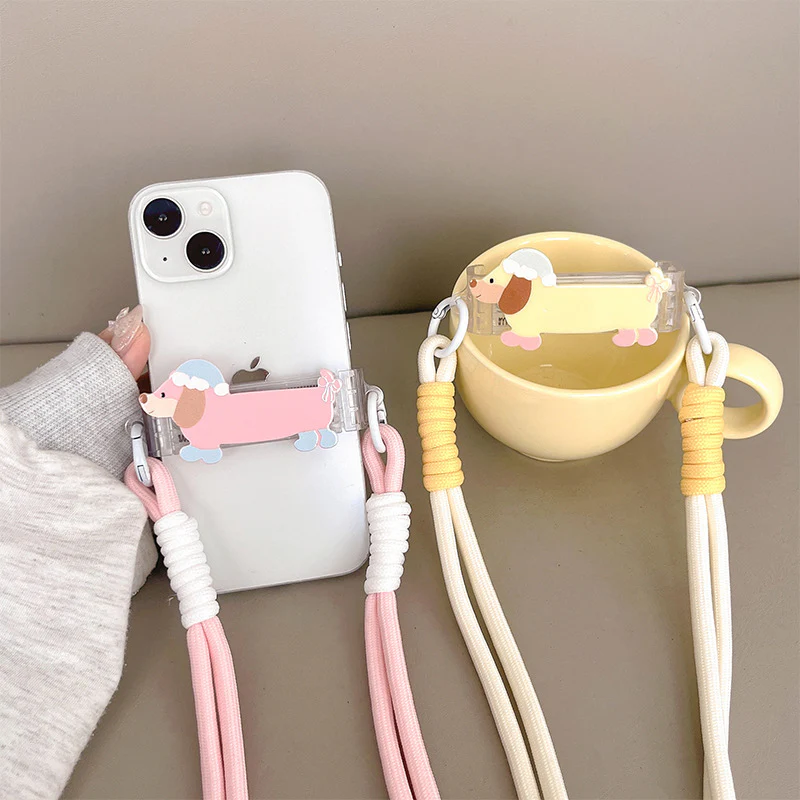 Cute Puppy Phone Charm Holder - Image 4