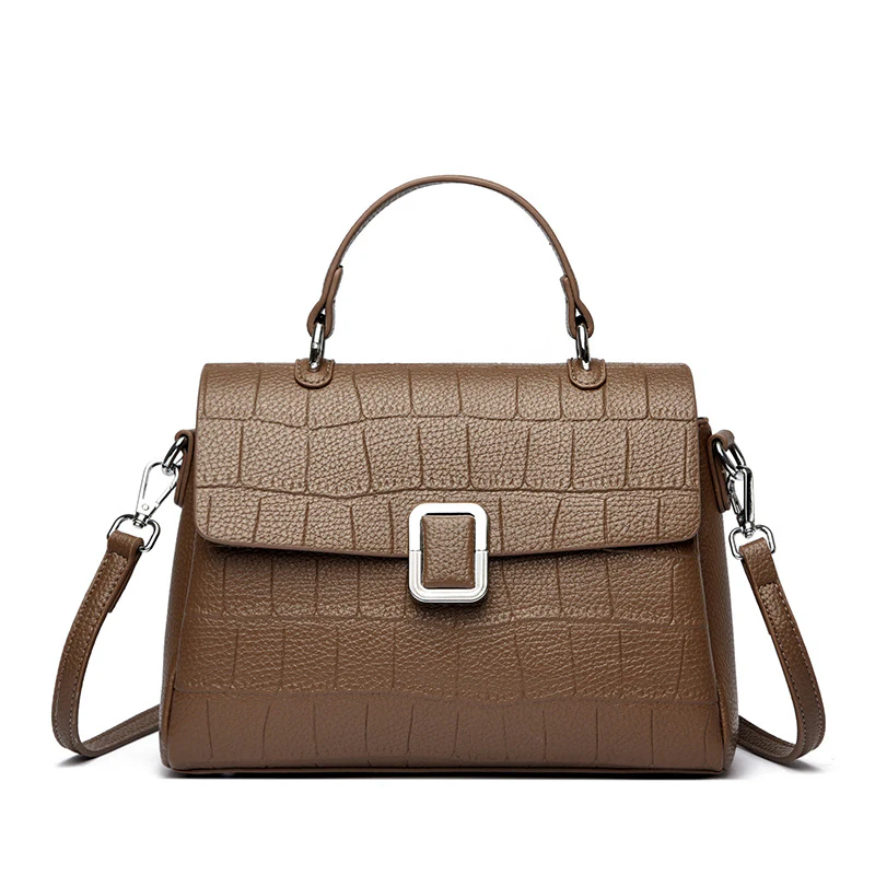 Elegant Luxe Leather Handbag - Image 6