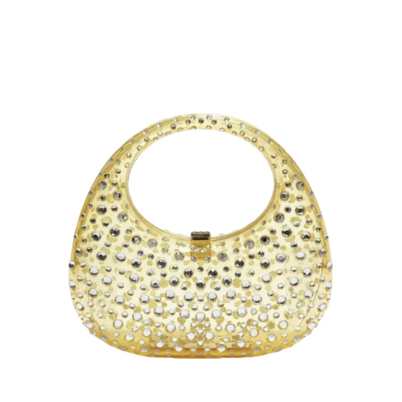 Elegant Rhinestone Clutch Handbag - Image 5