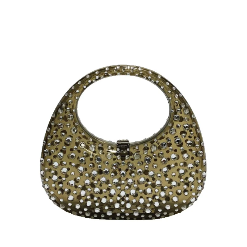 Elegant Rhinestone Clutch Handbag - Image 7