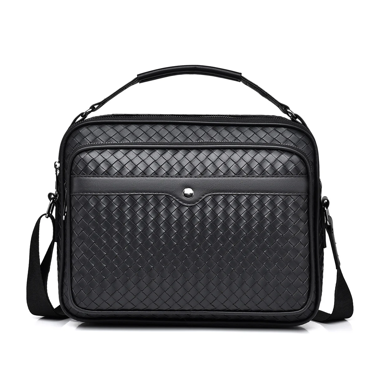 Elite Weave Men’s Multi-Function Crossbody Bag - Image 6