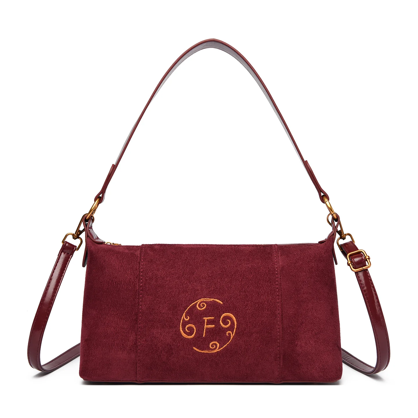 Embro Suede Retro Square Shoulder Bag - Image 5