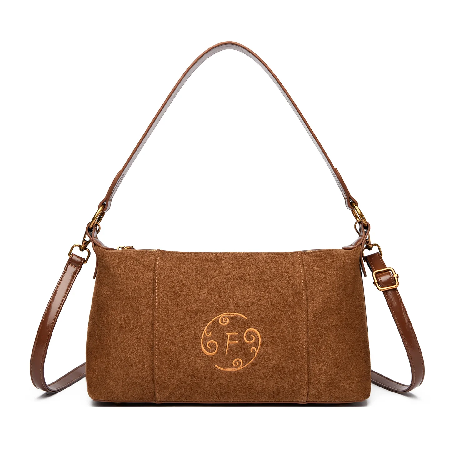 Embro Suede Retro Square Shoulder Bag - Image 6