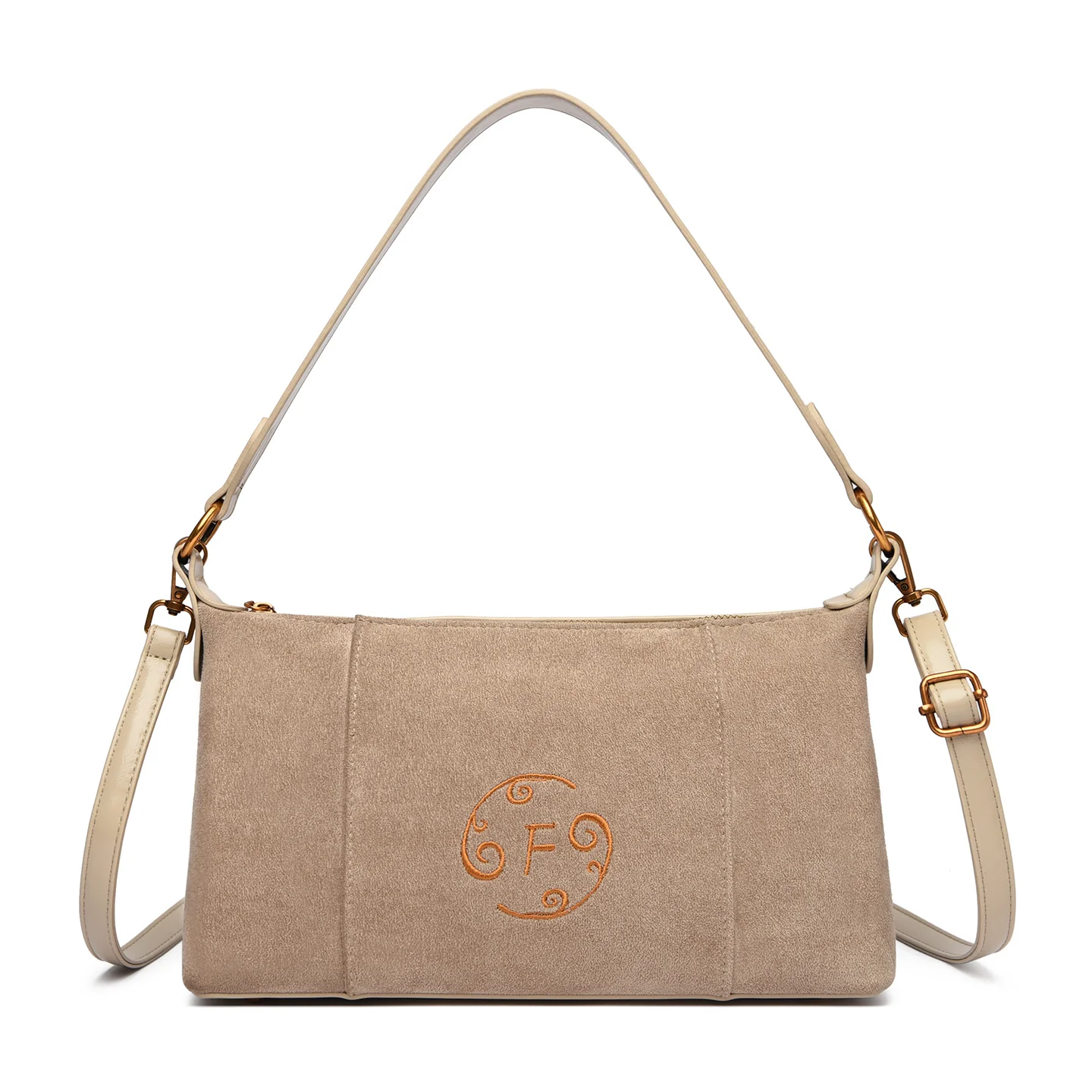 Embro Suede Retro Square Shoulder Bag - Image 8