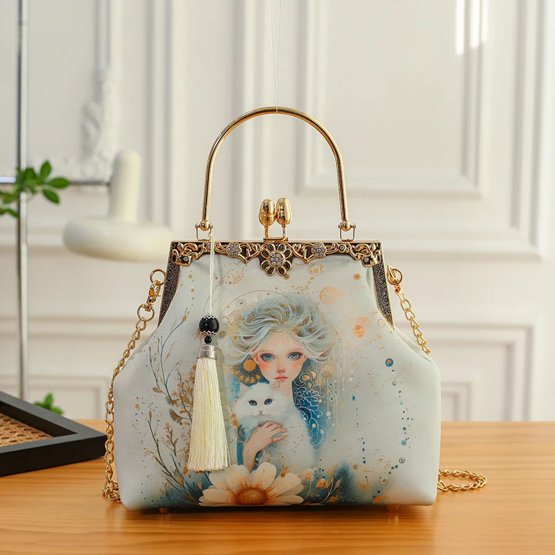 Ethereal Blossom Clutch Bag - Image 8
