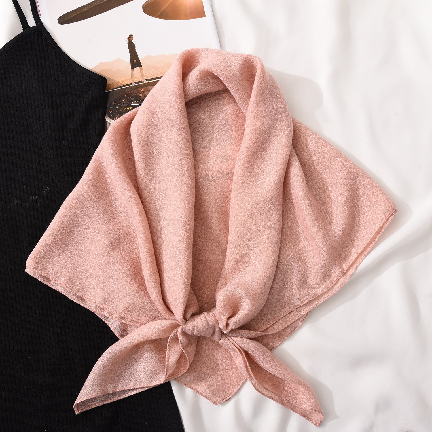 Everyday Elegance Plain Scarf - Image 7
