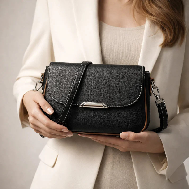 Flap Square Elite Crossbody Bag - Image 4